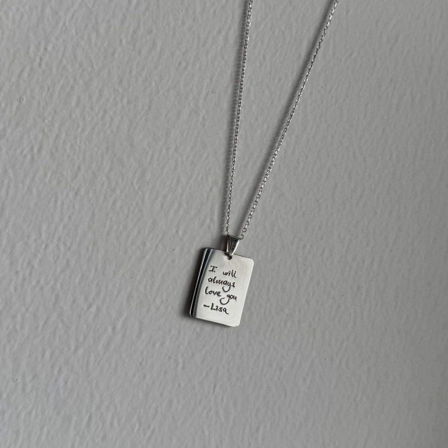 Custom Handwriting Necklace